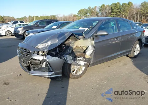 2019 Hyundai Sonata Se z USA, uszkodzony, nr VIN 5NPE24AFXKH803494